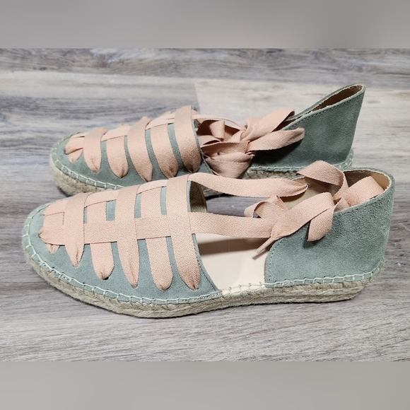 Free People Heat Wave Wrap Espadrilles Size 8 New In Box - Picture 7 of 11